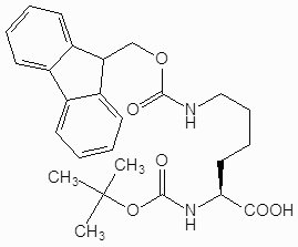 Boc-lys (fmoc) -OH [CAS Uimh. {84624-27-1]
