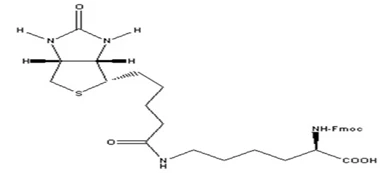 Fmoc-D-Lys (Biotin) -OH