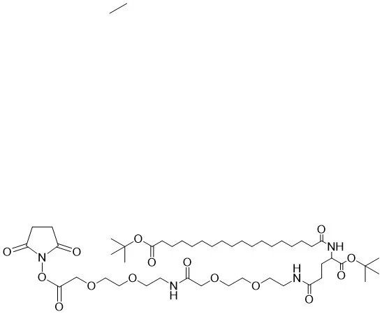 tBuO-Ste-Glu(OtBu)-AEEA{3}}AEEA-OSU CAS 1118767-15-9